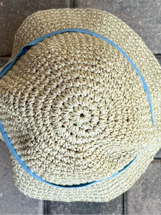 Dolce & Gabbana Light Blue Straw Hat | Beachy Resort Sun Hat | Rare Promo - Picture 9 of 9